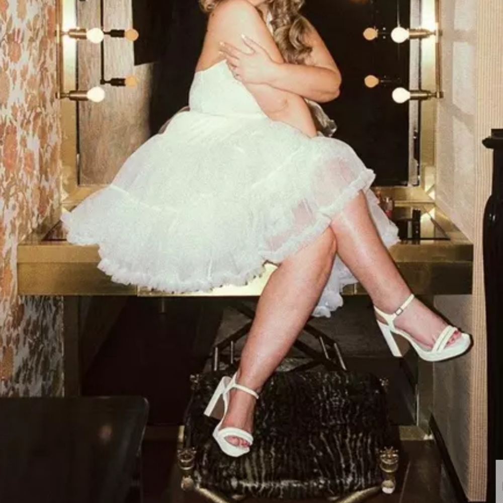 🆕️ TORRID WHITE RETRO CHIC CRINOLINE MIDI SKIRT - PLUS SIZE